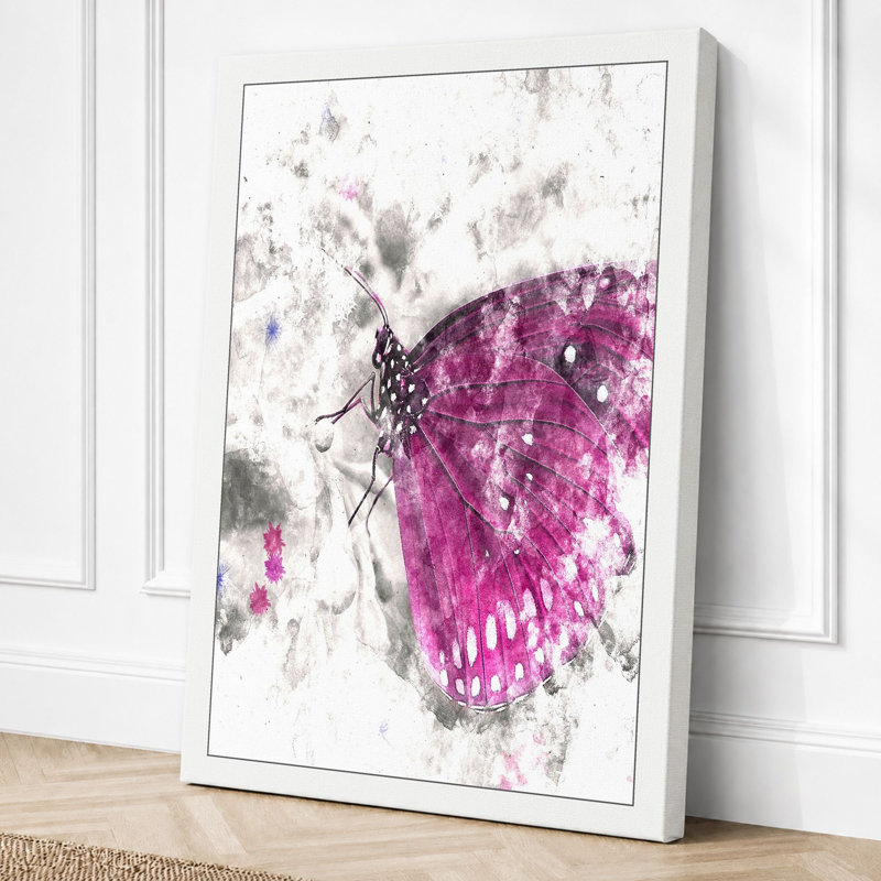 Butterfly In Flux Modern - Print, 30x20 - 76.2 x 50.8 cm, White Border