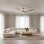Visual Comfort Fan Maverick Smart 70 Indoor Ceiling Fan with Threaded Downrod, Dark Walnut blades and Handheld Remote-2051072890-2051072868