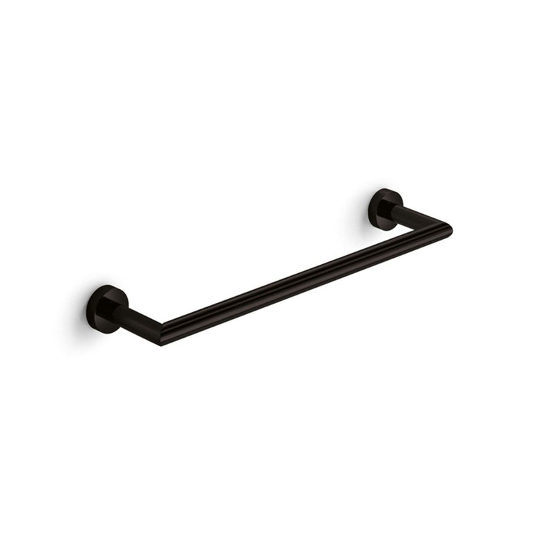 Barre à serviettes murale Baketo, Noir mat, 23.6"