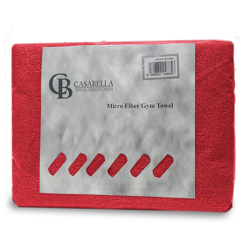 Microfiber Fast Drying Bath sheet, 1, Red
