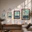 Coastal Lighthouse Vintage - Print-979318073-979318050