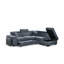 Corner Sofabed with Storage and Ottomans-115828342-115828343