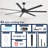 84/96/108/120 Inch Extra Large Ceiling Fan With Remote Control,Industrial Aluminum Blades Ceiling Fan Without Light-1494922070-1507101478