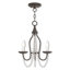Lustre 3 lumières façon bougie Burvale