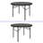 Fathmah Circle 48" Round Foldable and Portable Table with Handle-1743430918-1743430919