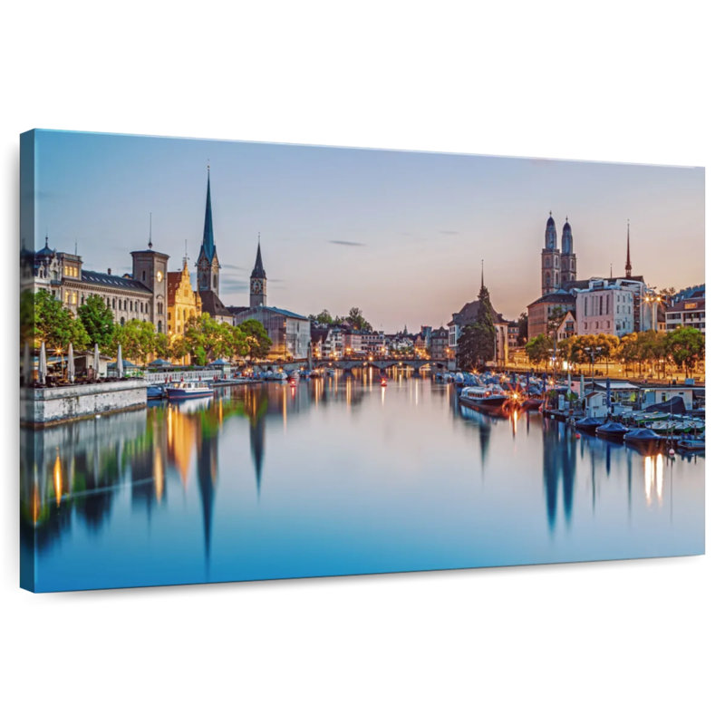 Kavia Limmat River, 16" H x 24" W