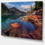 Clear Lake with Distant Mountains - Reproduction de photo sur toile tendue-25566076