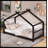 Twin Size House Bed with Sturdy Wood Frame, Playful Design for Kids Rooms, Durable and Imaginative Sleeping Solution-533807893-533807891