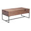 Table basse à plateau relevable avec rangement