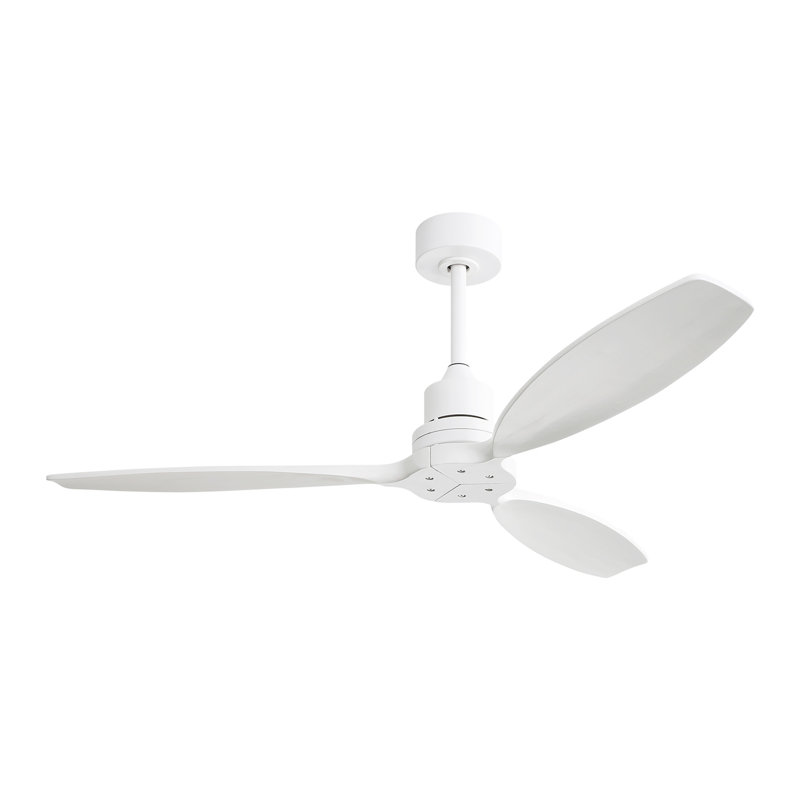 Ventilateur de plafond à profil bas de 52 pouces avec télécommande à 6 vitesses pour salon de patio