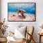 «Sandy Turtle», reproduction sur toile-102859554