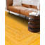 Tapis jaune en coton tressé à la main Kahwajian-2121654694