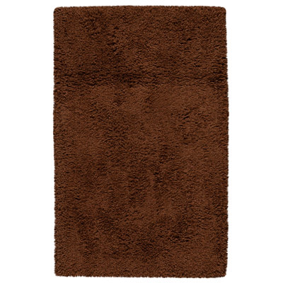 Hand-Knotted Brown Area Rug