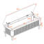 Banc de rangement multifonctionnel avec repose-pieds