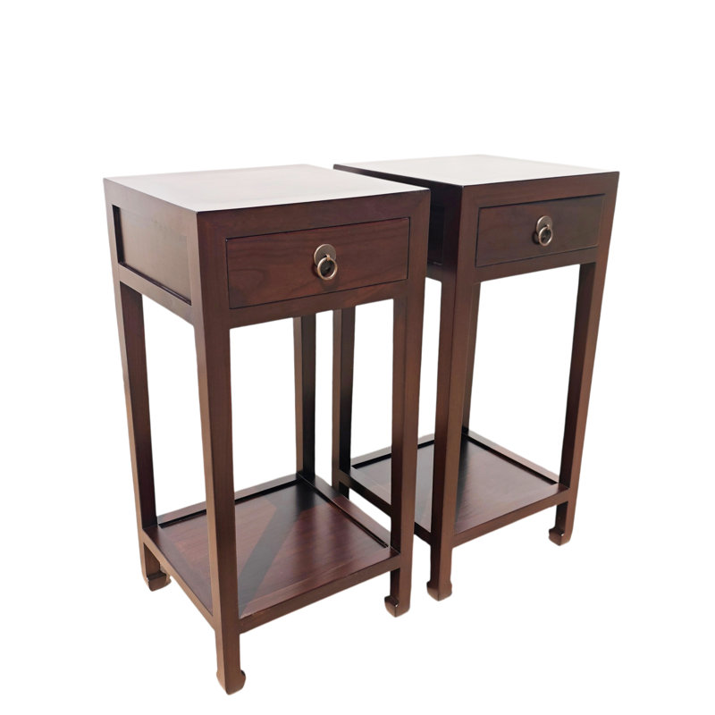 1 - Drawer Solid Wood Nightstand