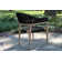 6 Pc. Marble Composite Dining Table With Wheat Wicker Chairs And Bench