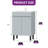  24" Bathroom Vanity With Ceramic Sink-1656589418
