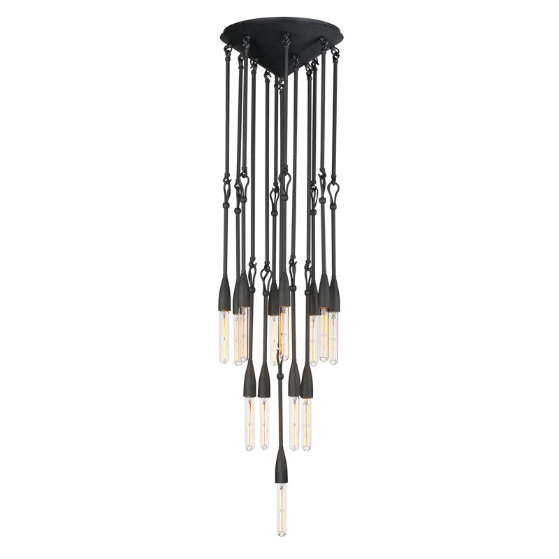 Demetress 13 - Light Anthracite Cluster Pendant
