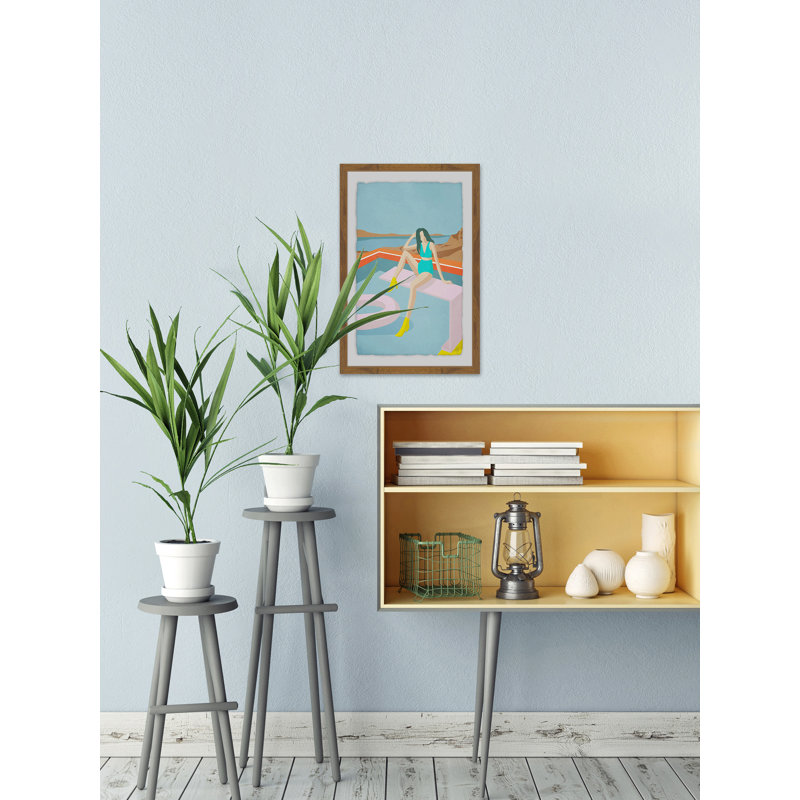 A Pop Of Colors - Single Picture Frame Print, 46 cm H x 30 cm W x 4 cm D