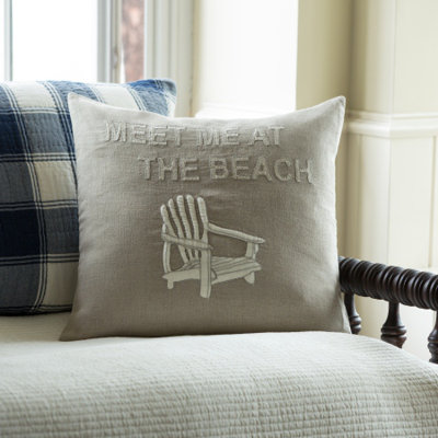 Taylor Linen Square Pillow Cover & Insert