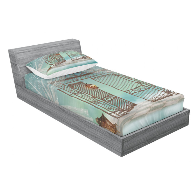 Microfiber Sheet Set, Twin XL Sheet Set with Fitted Sheet