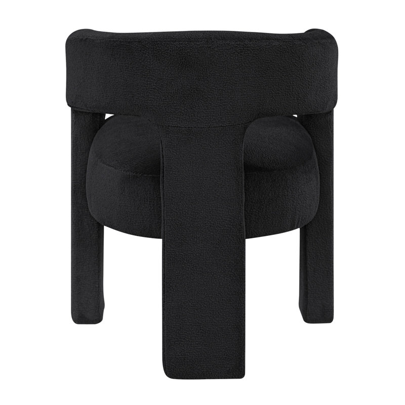 Chaise d'appoint noire Marais