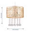22cm H Metal Drum Pendant Shade ( Uno )-224230251