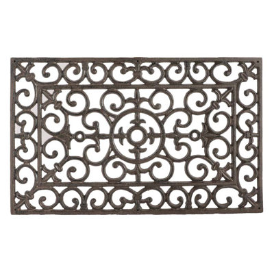 Rania Ornate Cast Doormat