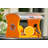 Birds Choice 2-Cup Nectar and Jelly Oriole Feeder, Orange