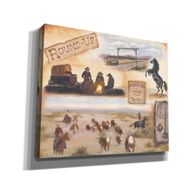 «Western II» par Pam Britton, art mural sur toile