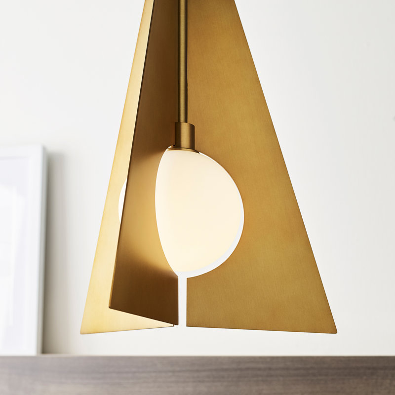 Orbel 1 - Light Pendant, Yes, Gold, 25" H x 17.8" W x 17.8" D