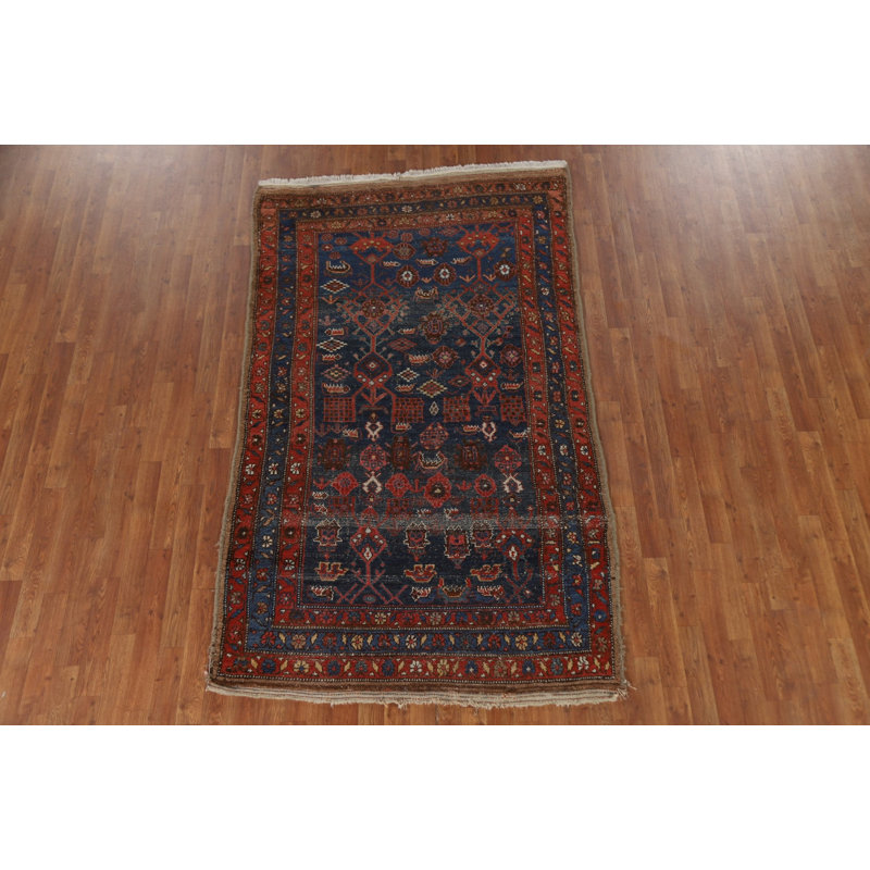 Tapis teinture végétale pré-1900 5 x 8