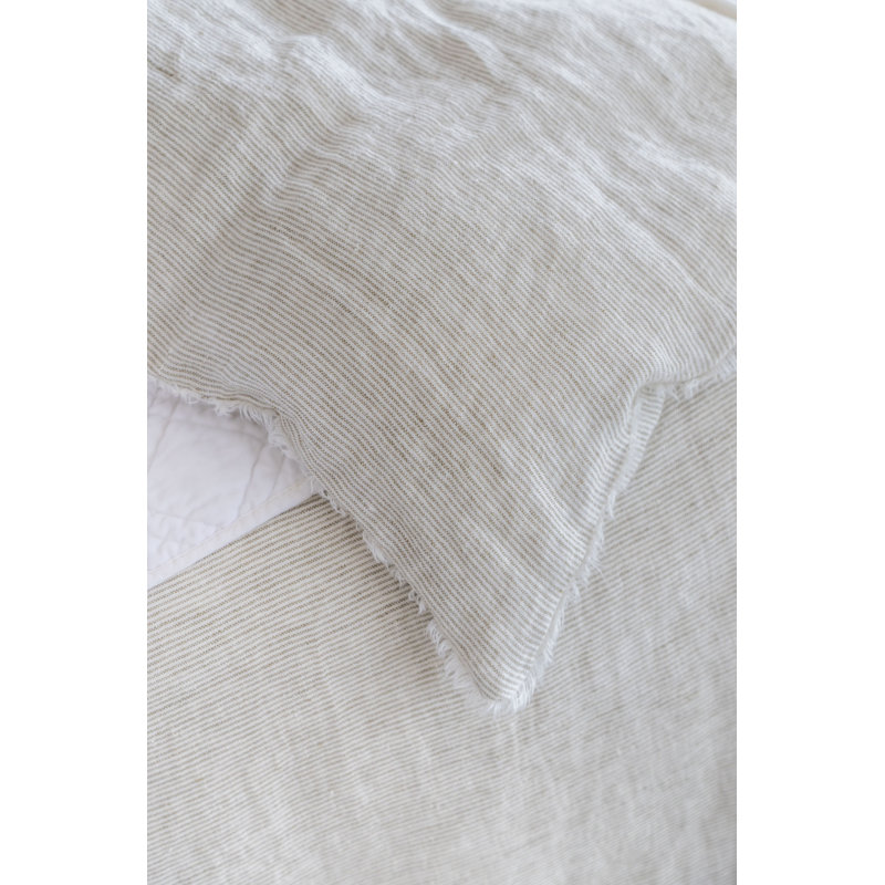 Logan Linen Duvet Cover, Twin, Olive