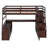 Heiki Loft Bed with Desk, Storage Stairs, Shelves, Cabinet, and Drawers-639673952-626551369