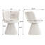 Fauteuil d'appoint rembourré pivotant à 360 °-1764008647