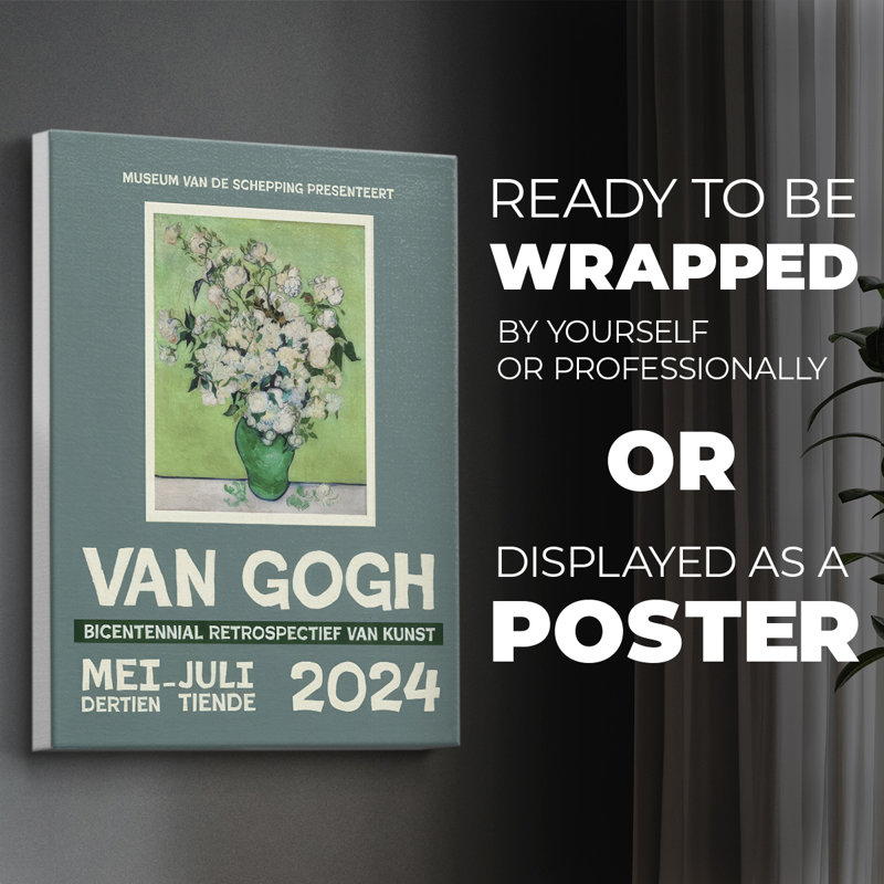 Van Gogh, exposition d'affiches III - Reproduction de toile seulement - NON-CADRE, H 27 po x l 18 po
