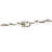 43" Minimalist LED Bathroom Vanity Light with Crystal Sand Acrylic Shades,6-Light Wall Mounted Decorative Lighting Fixture, Suitable for Bathroom Vanity Mirror-871057182-871057154-871057155
