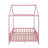 House Bed Frame With Canopy, Montessori Floor Bed, House Bed With Rails For Kids, Kids Bed With Roof-1174776067-1174776066