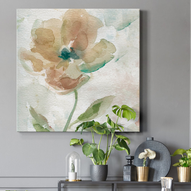 Ensoleillé après-midi VII - reproduction d'art sur toile tendue, H 24 po x l 24 po x P 1 po