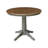 Deriya Extendable Solid Wood Top Pedestal Dining Set-727994827-727994826