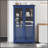 Kitchen Pantry, Freestanding Kitchen Storage Cabinet Display Cabinet with Glass Doors and 4 Built-in Drawers for Living Room, Home Office-305891418