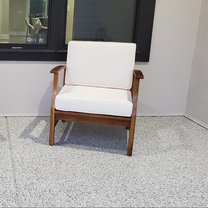 Acacia Outdoor Lounge Chair (Set of 2) - Cream