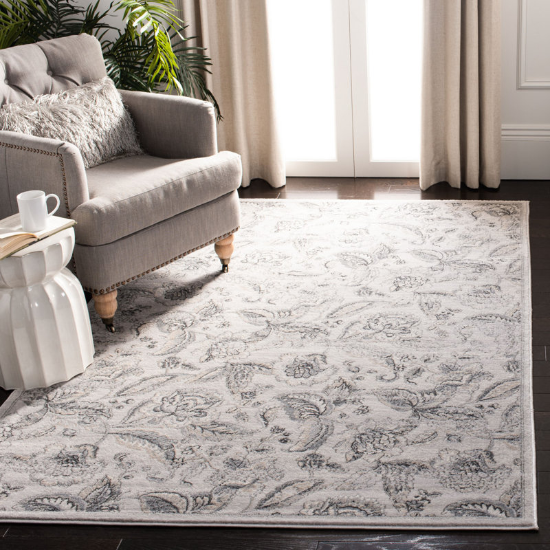 Carnegie Performance Floral Rug, Rectangle 5'1" x 7'6"