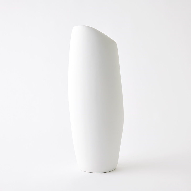 Avian Handmade Ceramic Table Vase, 22"H x 6.5" W x 8" D