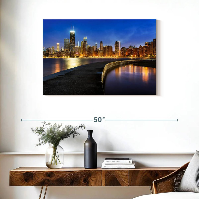 Aletra Chicago Lights, 24" H x 36" W