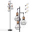 Crevan 65" Dimmable Rattan Tree Floor Lamp With 3 Bulbs Included-1252041315