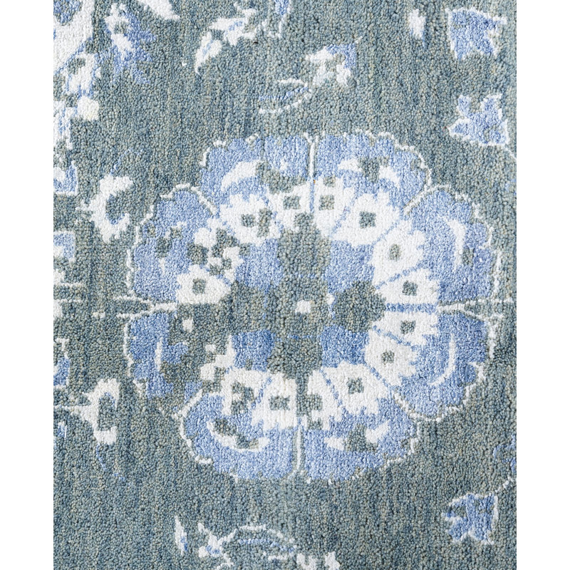 Overdyed One-of-a-Kind 9' 0" X 12' 3" Hand Knotted Area Rug