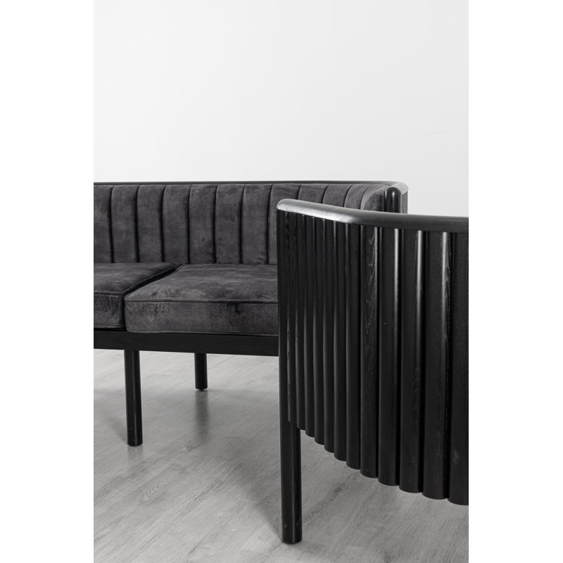 Alton Loveseat, Gray, Black