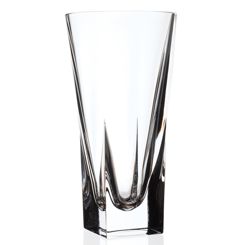 Perreault Crystal Table Vase, 10 Inches