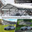Abri d'auto robuste 12 pi x 21 pi - Garage portatif avec structure en acier galvanisé et plateau imperméable-121282671
